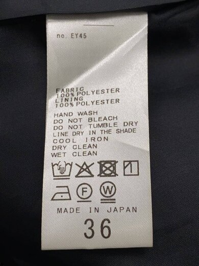 商品画像：ノースリーブワンピース/36/ポリエステル/BLK/無地/25-040-042-8510-3-0// 5