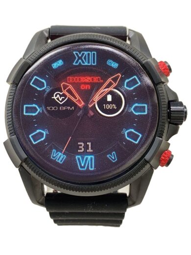 商品画像：DIESEL On Full Guard 2.5 47mm DZT2010 マットブラック【タッチスクリーン】 1