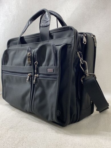 画像：TUMIブリーフケース/ナイロン/BLK/無地/26041D42