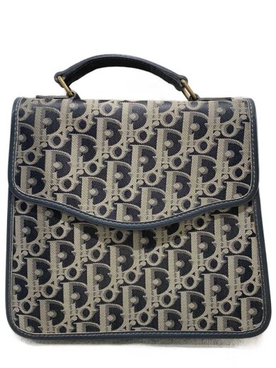 商品画像：ハンドバッグ/キャンバス/GRY/総柄// 1