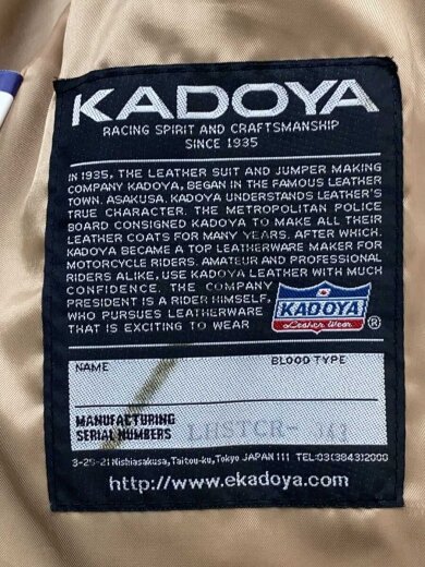 商品画像：シングルライダースジャケット/LL/牛革/BLK/無地/LHSTCR-343 5