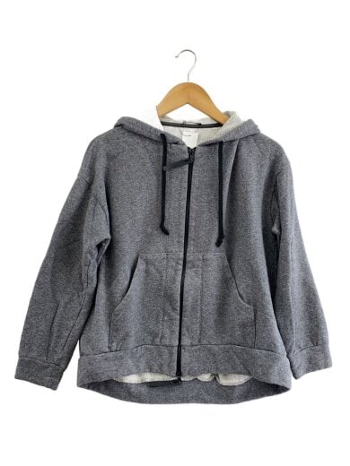 商品画像：ジップパーカー/--/コットン/GRY 1