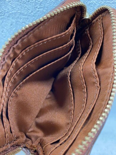 画像：COACHカードケース/レザー/BRW/総柄/レディース/F633385