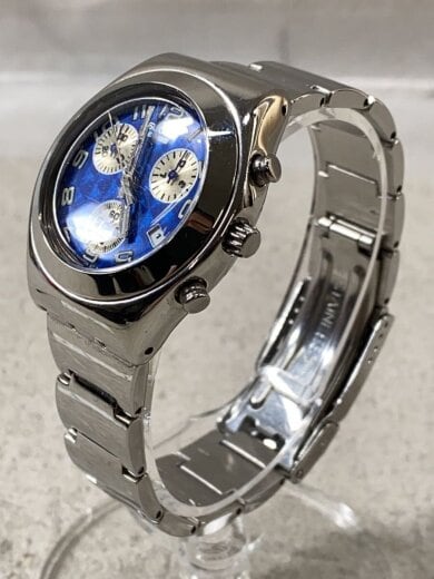 商品画像：クォーツ腕時計/アナログ/ステンレス/BLU/SLV/AG2003 2