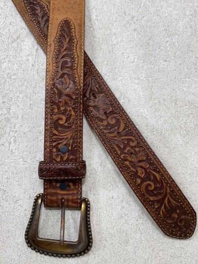 商品画像：ベルト/レザー/BRW/メンズ/C41005 2