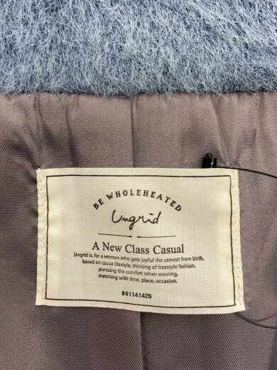 商品画像：コート/S/ポリエステル/BLU/無地/111960004401-01 3