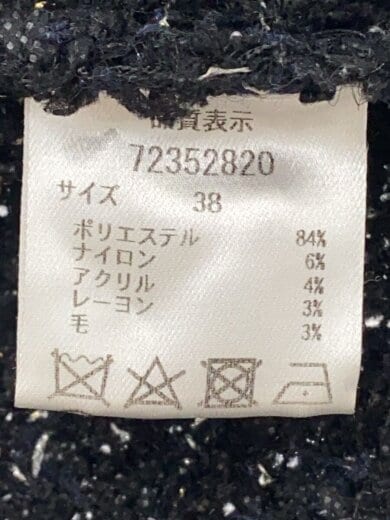 商品画像：ジャケット/38/ポリエステル/BLK/72352820 4