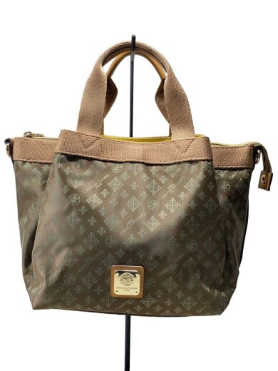 商品画像：ハンドバッグ/ナイロン/BRW/総柄 1