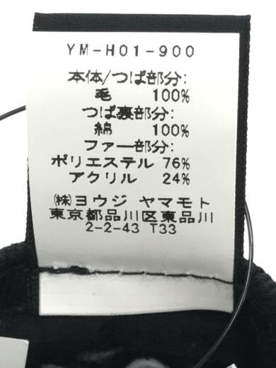 画像：NEW ERA × Y’sYM-H01-900/DOG EAR YS LOGO/キャップ/7/ウール/BLK/メンズ4