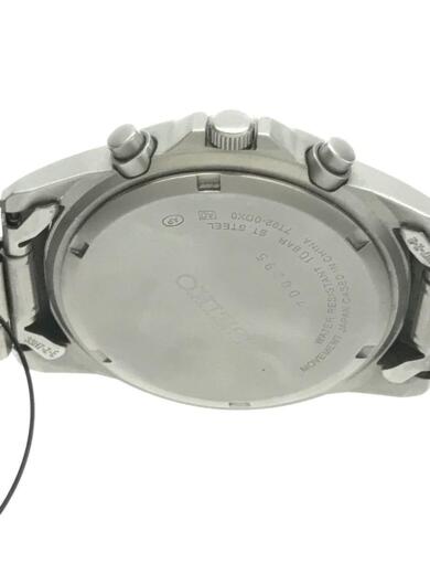 画像：SEIKOクォーツ腕時計/アナログ/ステンレス/NVY/SLV/7T92-0DX03