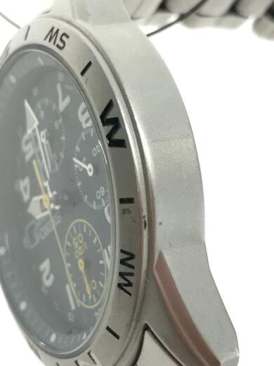 画像：SEIKOクォーツ腕時計/アナログ/ステンレス/NVY/SLV/7T92-0DX07