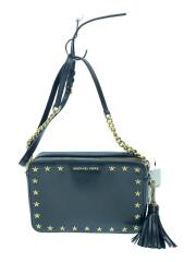 ショルダーバッグ/レザー/BLK/32F7GGNM2Y/ジニー/スタッズ