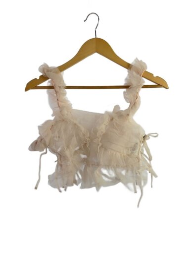 商品画像：トップス/one/ナイロン/PNK/RWFT235021/フリルチュールビスチェ 1