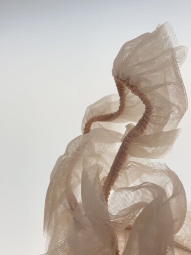 商品画像：トップス/one/ナイロン/PNK/RWFT235021/フリルチュールビスチェ 4