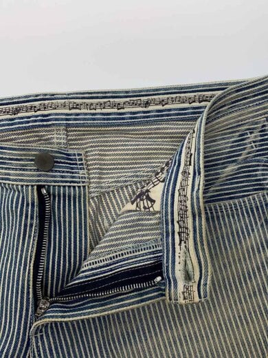 商品画像：08SS/BIRDS期/ヒッコリーストライプ/ダーツ/ボトム/4/デニム/BLU/S08-NNP001C 3