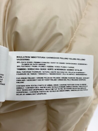 商品画像：ファーモッズコート/S/ポリエステル/BEG 4