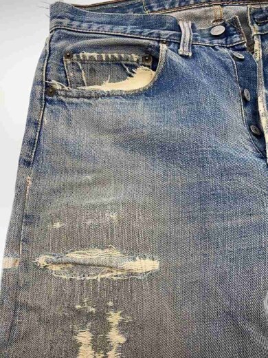 商品画像：501/60s/BIG-E/不均等V/ボタン裏6/コットン/BLU 5