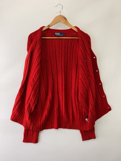 商品画像：カーディガン(厚手)/XL/コットン/RED// 3
