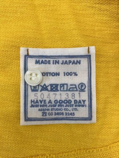 画像：45rpm23ss/ジンバカノコの33色馬ポロシャツ/one/コットン/YLW/無地/50471381//4