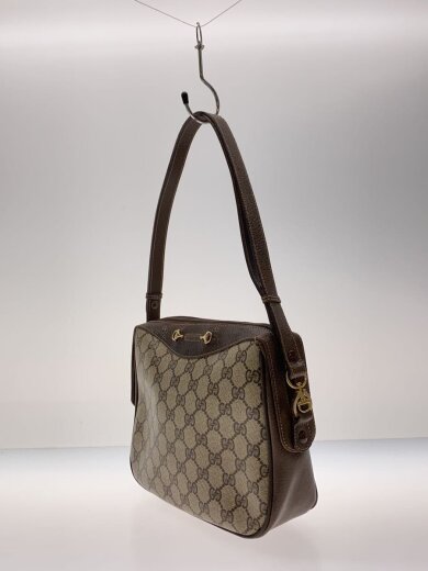 画像：GUCCIGGプラス/ショルダーバッグ/PVC/BRW/ショルダーストラップ根元破れ有2