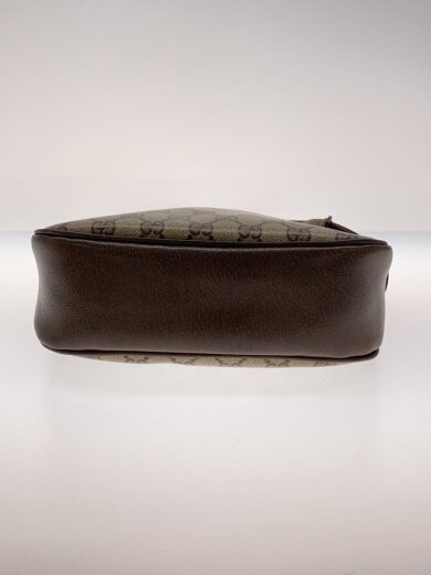 画像：GUCCIGGプラス/ショルダーバッグ/PVC/BRW/ショルダーストラップ根元破れ有4