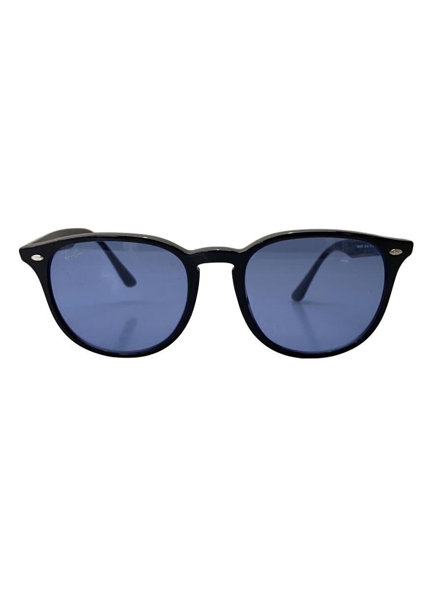 Ray-Ban / サングラス/ウェリントン/プラスチック/BLK/BLU/メンズ/RB4259F