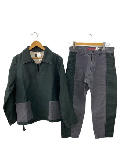 商品画像：セットアップ/L/色落ち使用感有/コットン/BLK/PY-YR-00000 1