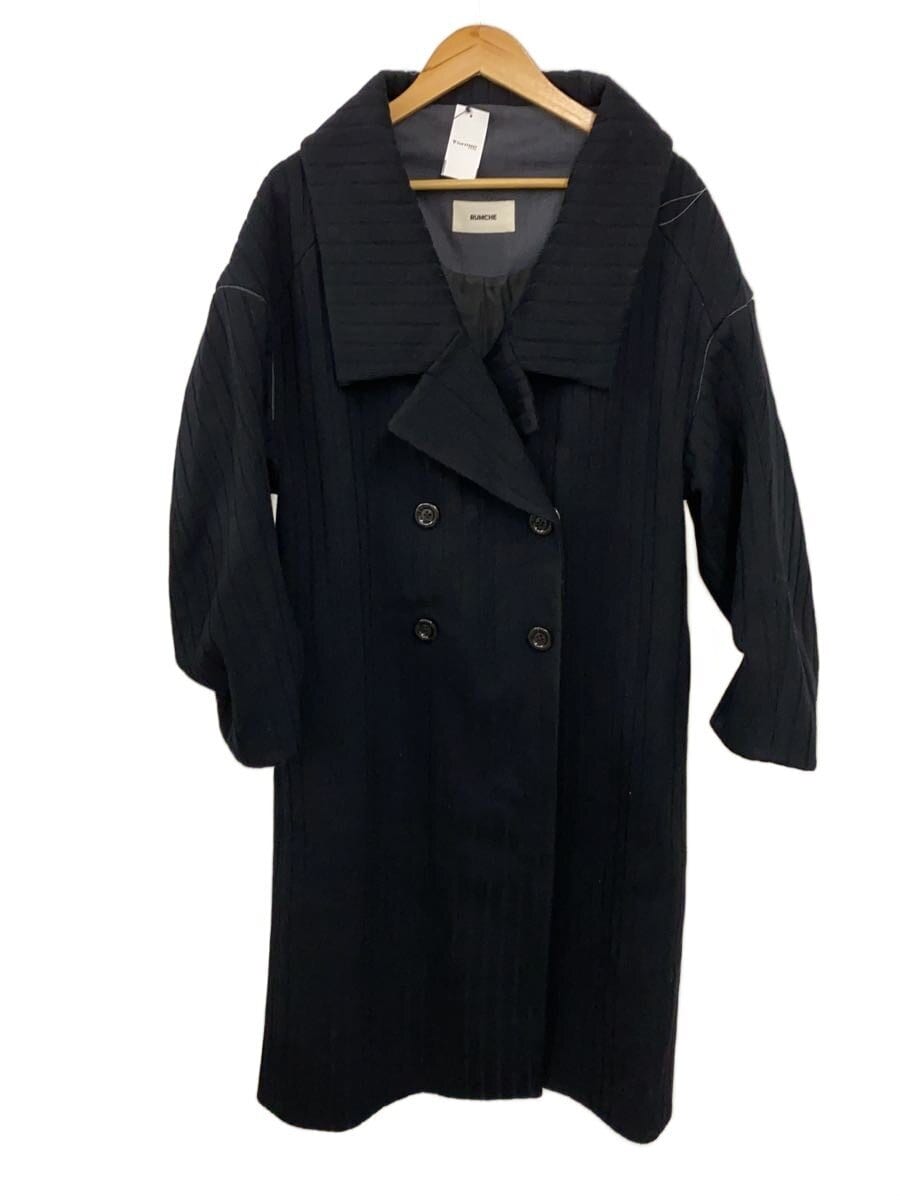 Rumche / チェスターコート/FREE/ウール/BLK/R20A10102