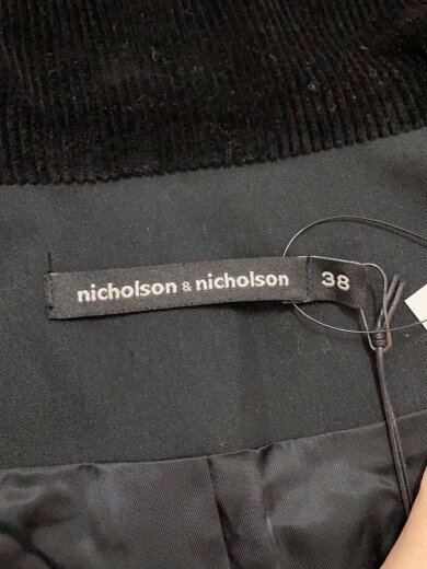 商品画像：襟コーデュロイジャケット/38/ウール/BLK/無地/MAX-GABA 3