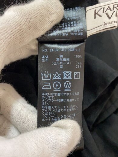 商品画像：24SS/KIARIS vintage＆closet/シアーコンビブラウス/スレ有/F/BLK 4