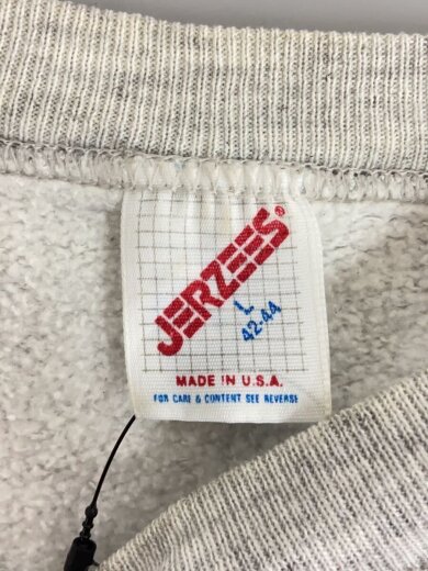 商品画像：80-90s/綿ポリ混/USA製/襟ヨゴレ有/スウェット/L/コットン/GRY 3