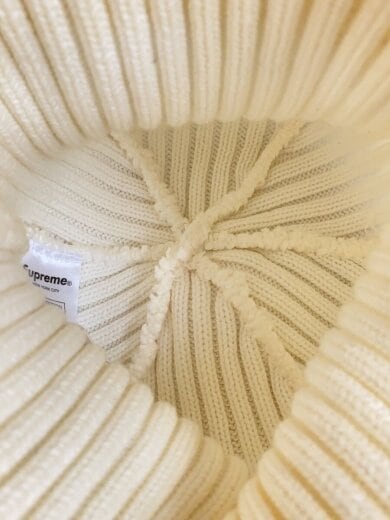 商品画像：スモールボックスロゴ/ニットキャップ/内側汚れ有/FREE/コットン/IVO 3