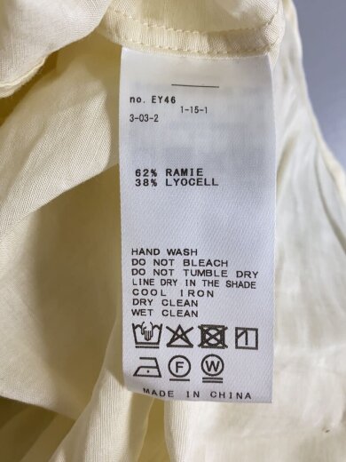 商品画像：25SS/ラミーリヨセルショートシャツ/FREE/ラミー/CRM/25050900083010 4