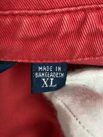 商品画像：80-90s/スイングトップ/襟袖ヨゴレ腕シミペンキ/裾スレ/色落ち/XL/RED/三角タグ 4