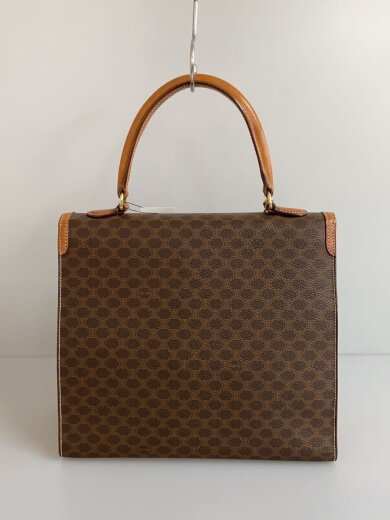 商品画像：マンテル/マカダム柄/チェーンロック/バッグ/--/BRW/金具塗装剥げあり 3