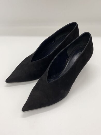 商品画像：ポインテッドトゥブーティパンプス/35/BLK/つま先スレ/ヒールキズ・減り/319063NESC 2