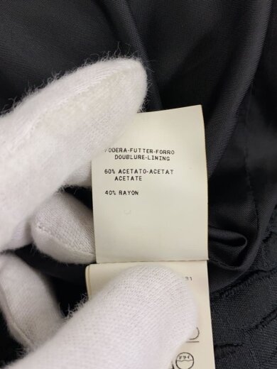 商品画像：クロコ柄刺繍コート/2/ポリエステル/BLK 4