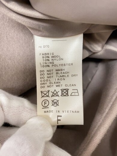 商品画像：HAMILTON フードロングコート/FREE/ウール/BEG/19020912390030 5