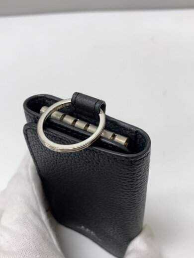 商品画像：6連/キーケース/レザー/BLK/メンズ 6
