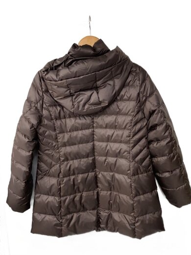 商品画像：ロングダウンジャケット/2/ポリエステル/BRW/BD153-99604JJ 2