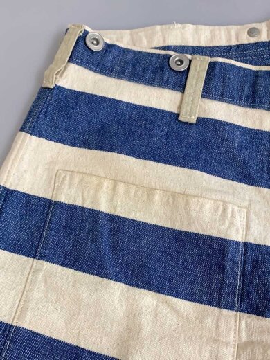 商品画像：DUCK DIGGER プリズナーパンツ/シンチバック/ボトム/34/コットン/CRM/ボーダー 7