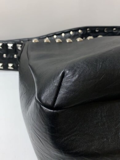 商品画像：VI E DIT/スタッズタスキバッグ/ショルダーバッグ/フェイクレザー/BLK 8