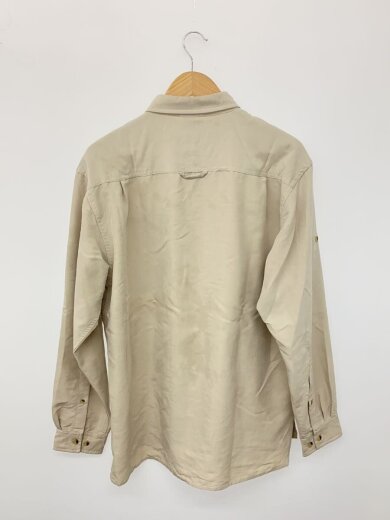 商品画像：長袖シャツ/M/レーヨン(モダール)/シミ小/BEG 2