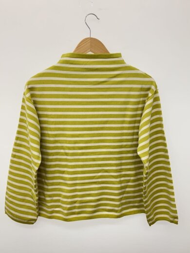 商品画像：23AW/ボトルネックプルオ-バー/ニット薄手/1/ウール/GRN/ボーダー/D0032 2