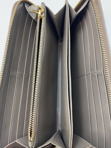 商品画像：サフィアーノ/ラウンドジップ/長財布/レザー/BEG/ファスナープルダメージ/角スレ 4