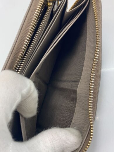 商品画像：サフィアーノ/ラウンドジップ/長財布/レザー/BEG/ファスナープルダメージ/角スレ 6