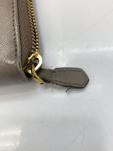 商品画像：サフィアーノ/ラウンドジップ/長財布/レザー/BEG/ファスナープルダメージ/角スレ 7
