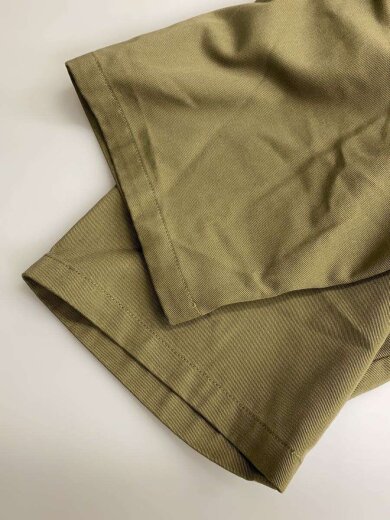 商品画像：ビッグシルエットワークシャツ/半袖シャツ/S/ポリエステル/KHK/222202 5