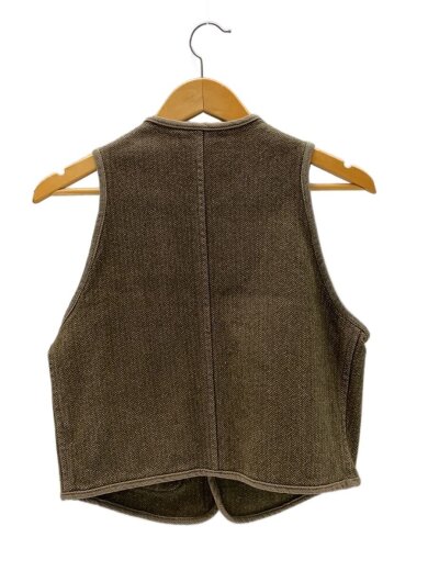 商品画像：ビーチクロスベスト/ごま塩/ブラウンズビーチベスト/1/コットン/BRW 2