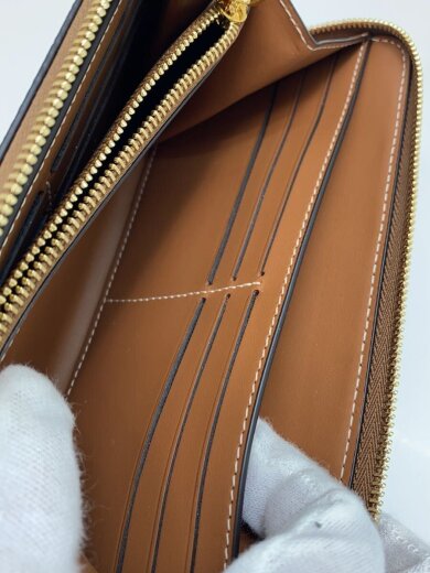 商品画像：ラウンドファスナー長財布/ノバチェック/PVC/BEG/チェック/レディース 6